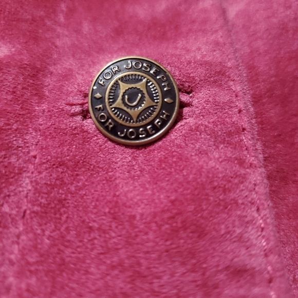 Totally 2000s Y2K Berry Pink Suede Jacket - Picture 2 of 10